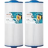 ZOTEE 6CH-960 Spa Filter Replacement for Pjw60TL-F2S, Filbur FC-2800, Aladdin 15203, 6540-476, Jacuzzi Premium J-300 and J400, 15-1/2"x 6-3/4" Hot Springs Spa Filters, 2 Pack