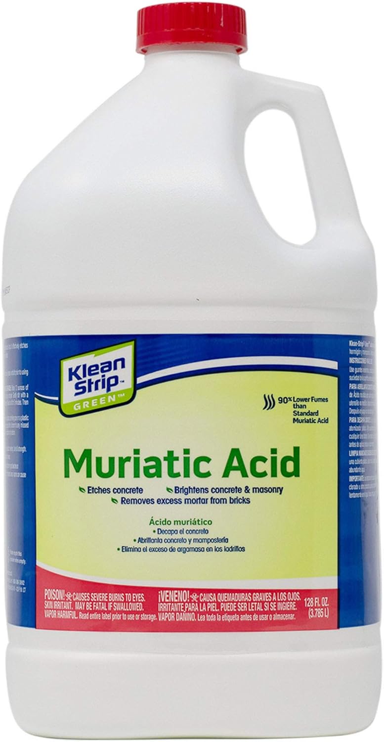 KleanStrip Green GKGM75006 Green Safer Muriatic Acid, 1Gallon, Paint