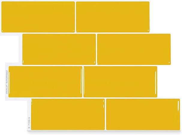 Amazon.com: Smart Tiles Premium Authentic Peel and Stick Subway Style ...