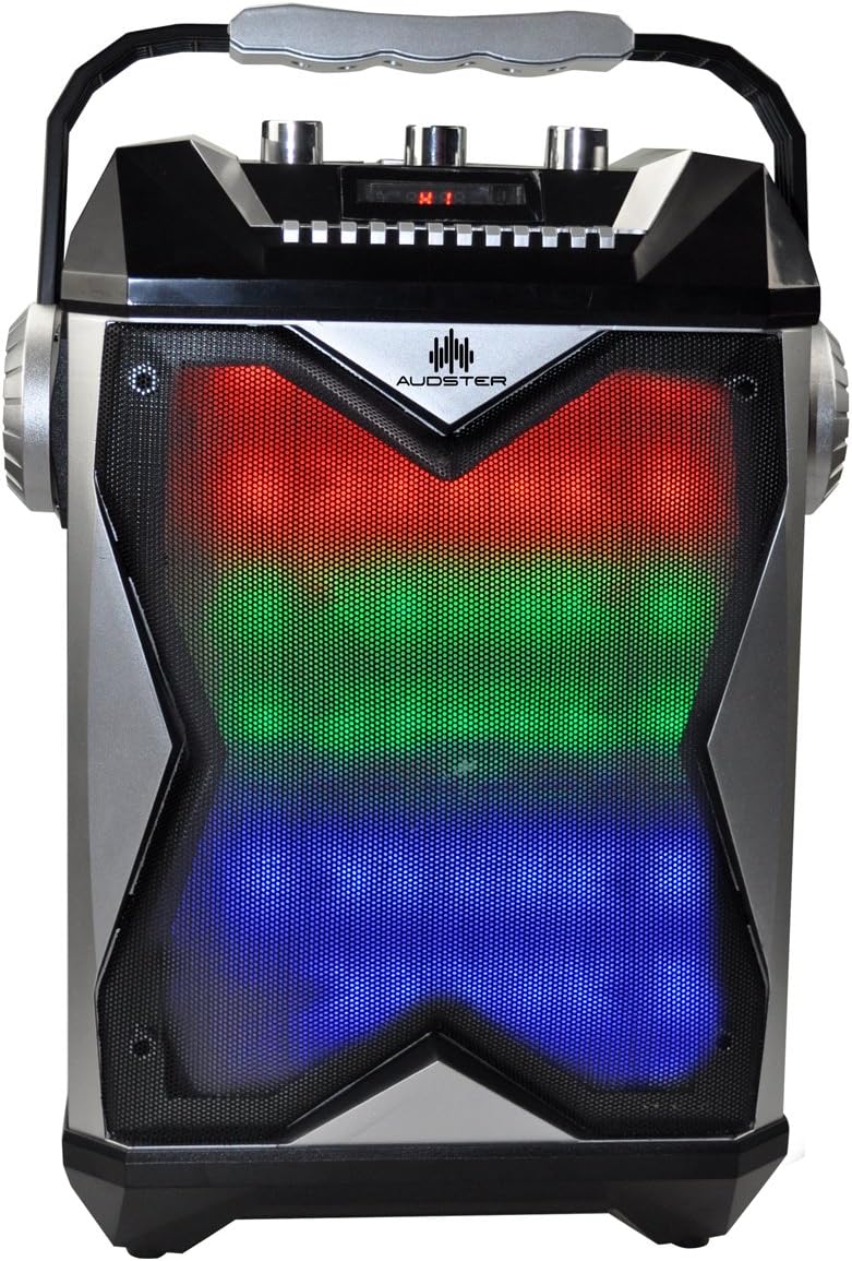 Audster AUD-L620 Rechargeable Portable 800W Speaker with LED Lights for iPhone 7 iPhone 6S iPhone 6 iPhone 5 5S 5C 4S 4 Galaxy 7.0 Galaxy A9 Pro Galaxy S7 Edge On5