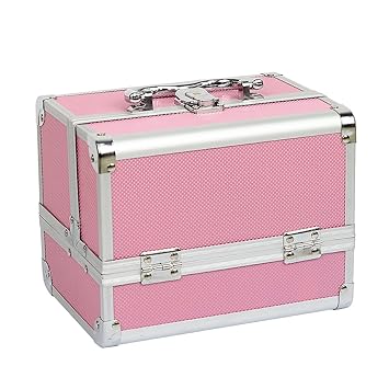 HBF Schminkkoffer und Trolley Kosmetikkoffer für Damen Auswahlen Farben , Größe und Design aus Aluminium Beauty Case Rollkoff
