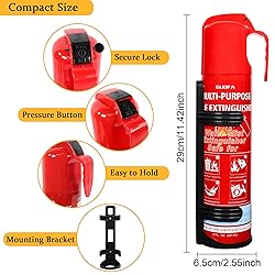 Fire Extinguisher for Home, 1 Pack Vehicle Fire