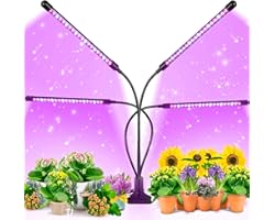 EZORKAS 9 Dimmable Levels Grow Light with 3 Modes Timing Function for Indoor Plants