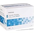 McKesson Transfer Pipette, Non-Sterile, 7 mL Capacity 0.5 mL to 3 mL Graduation Increments, 500 Count, 1 Pack