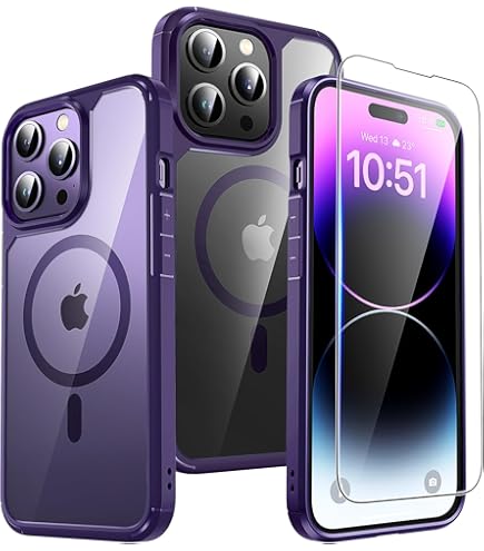 Apple iPhone 14 Pro Max, 256GB, Deep Purple - Unlocked (Renewed Apple iPhone 14 Pro Max, 256GB, Deep Purple - Unlocked (Renewed