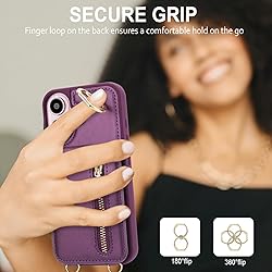Jcxtrombulous Crossbody Wallet Case for iPhone 16