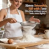 Anaeat Fine Mesh Strainers Premium Stainless Steel Sieve Colander 8.67" view 2