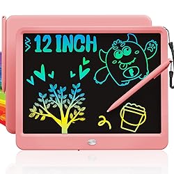TEKFUN LCD Writing Tablet for Kids Girls Toys, 12