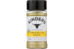 KINDER'S KINDERS Organic Lemon Butter Garlic Seasoning, 3.3 OZ
