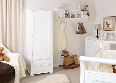 Nutkin Childrens Single Wardrobe With Drawers Amazon Co Uk