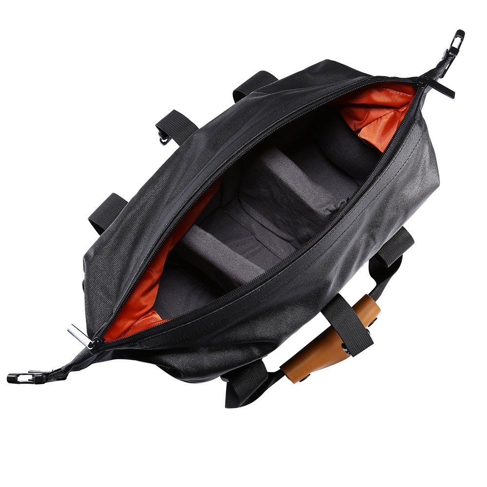 Shoulder Messenger Bag Waterproof DSLR SLR Digital Camera Bag Case Shockproof Backpack Profession Travel Photography Bag Gadget Organizer (Balck)