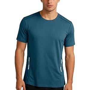 Men Mesh Workout T-Shirts 2026 Quick Dry Short Sleeve Big and Tall Men Lightweight Athletic Training Gym Basic Tee