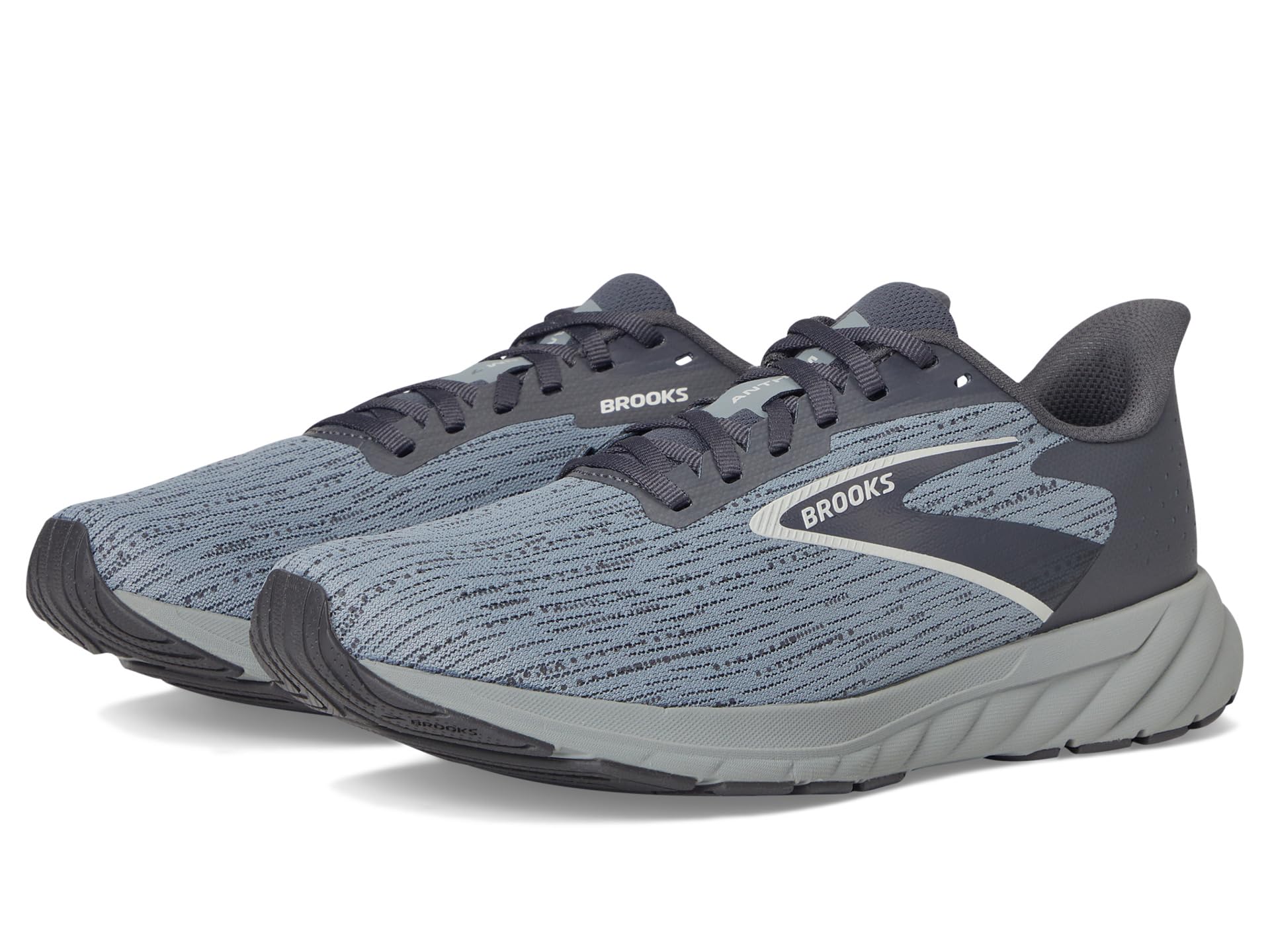 Brooks Men’s Anthem 7 Neutral Running Shoe - Grey/Blackened Pearl/Oyster - 10.5 Medium Image