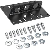 Dedomy LS Engine Lift Plate for SBC BBC Chevy Ford, Black | Universal engine lift plate, heavy duty steel, carb carburetor hoist with reinforced welds