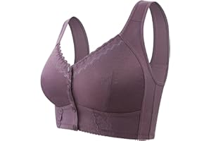 GAEXIA Daisy Bra for Seniors Front Closure Breathable Bra for Seniors, Luvisy Bra for Seniors, Emily Charm Front Closure Bras