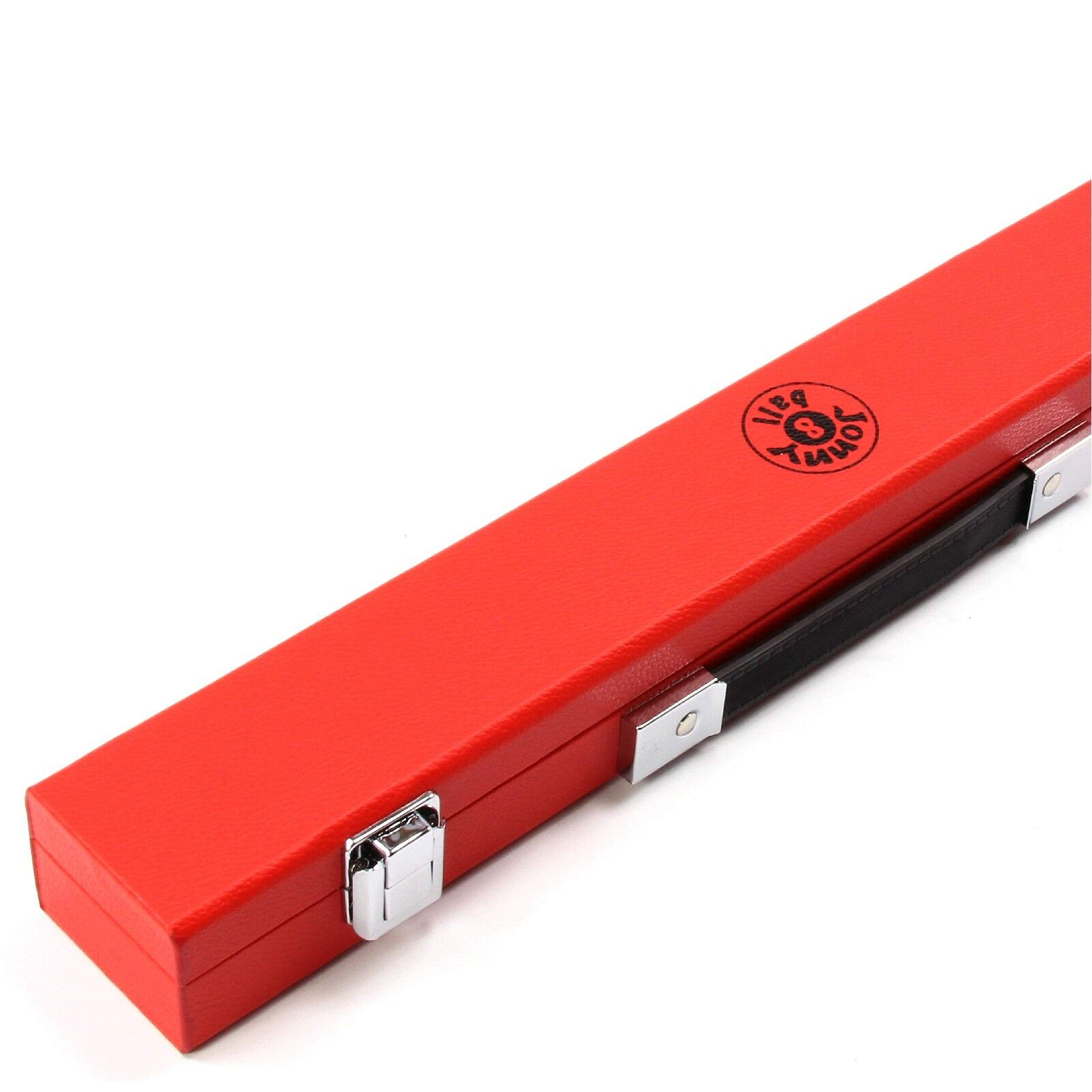 Jonny 8 Ball Short 20Inch Kids Cue Case for 2pc 36Inch Junior Cues - RED