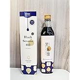 Mei Shan Tea Seed Oil Black Sesame Oil from Taiwan, Pure Kala Til Oil, Cooking Oil, 500ml