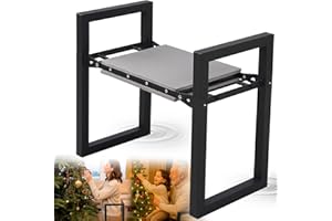 LAKEROD Garden Kneeler and Seat Heavy Duty - Anti-Tip Super Stable Multifunctional Gardening Stool Bench,Wide 12.7" Pads,Foldable Ergonomic Handles for Seniors Women Men Pain-Free Weeding,Planting Yard Work