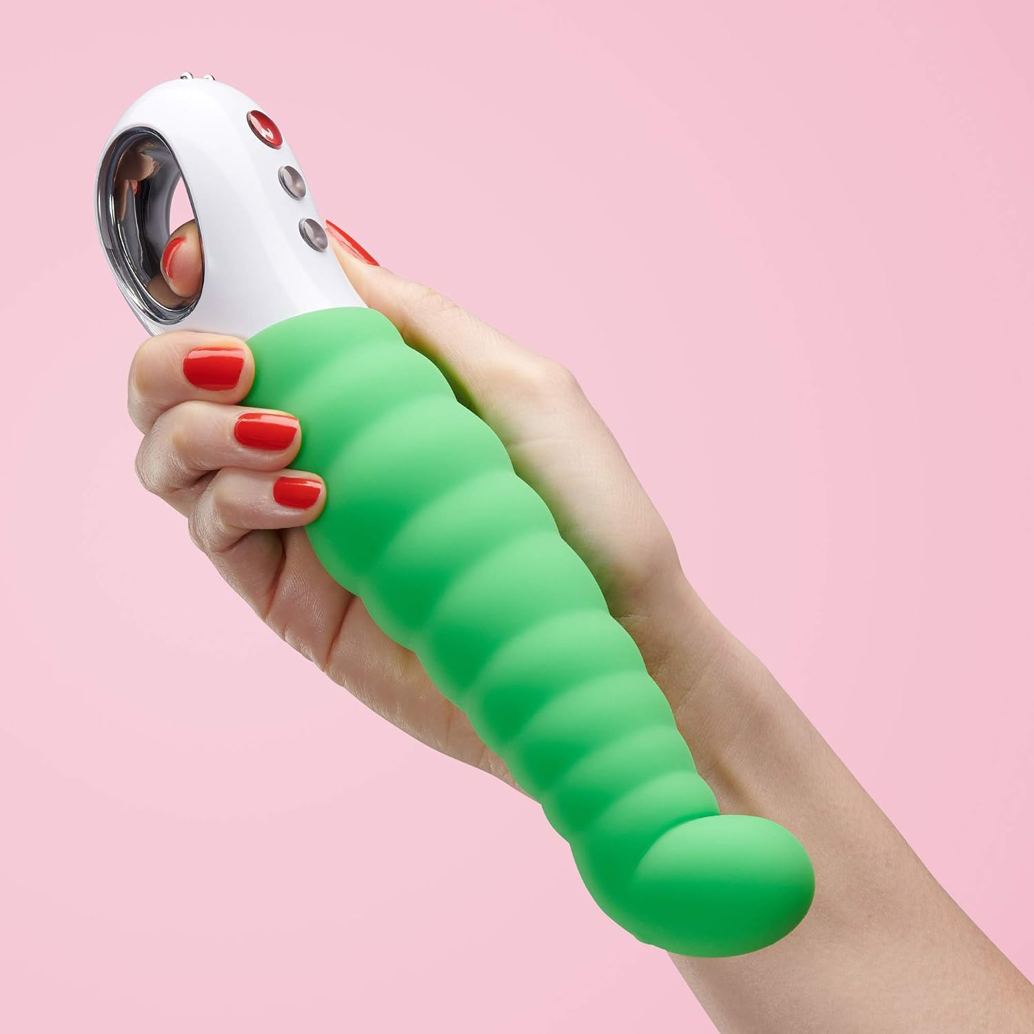 Fun Factory PATCHY Paul - G-Spot Vibrator Rechargeable Green Silicone - Image 3