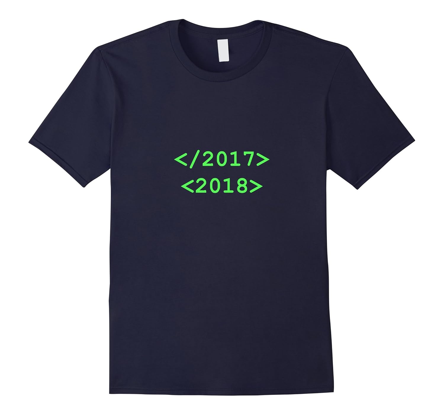 Funny New Years 2018 T Shirt Computer Code-ANZ