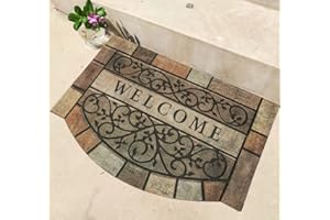 ZEEINX Welcome Door Mats 24"x36" Heavy Duty Front Door Mat Outdoor Large Doormats with Non-Slip Rubber Backing Outdoor Welcome Mats for Front Door Entryway,Garage,Patio,High Traffic Area