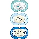 MAM Day & Night Pacifier Value Pack (1 Day & 2 Night Pacifiers), MAM Pacifiers 16 Plus Months, Best Pacifier for Breastfed Ba