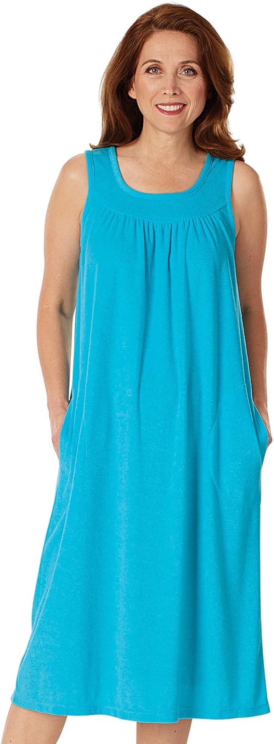 terry cloth lounge dress