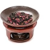 ZMLOOK Ceramic Herb Burner Kit, High-Fired Aromatherapy Burner Set | No Electricity Needed， Zen-inspired aromatherapy diffuser is perfect for home, office, yoga, and meditation.
