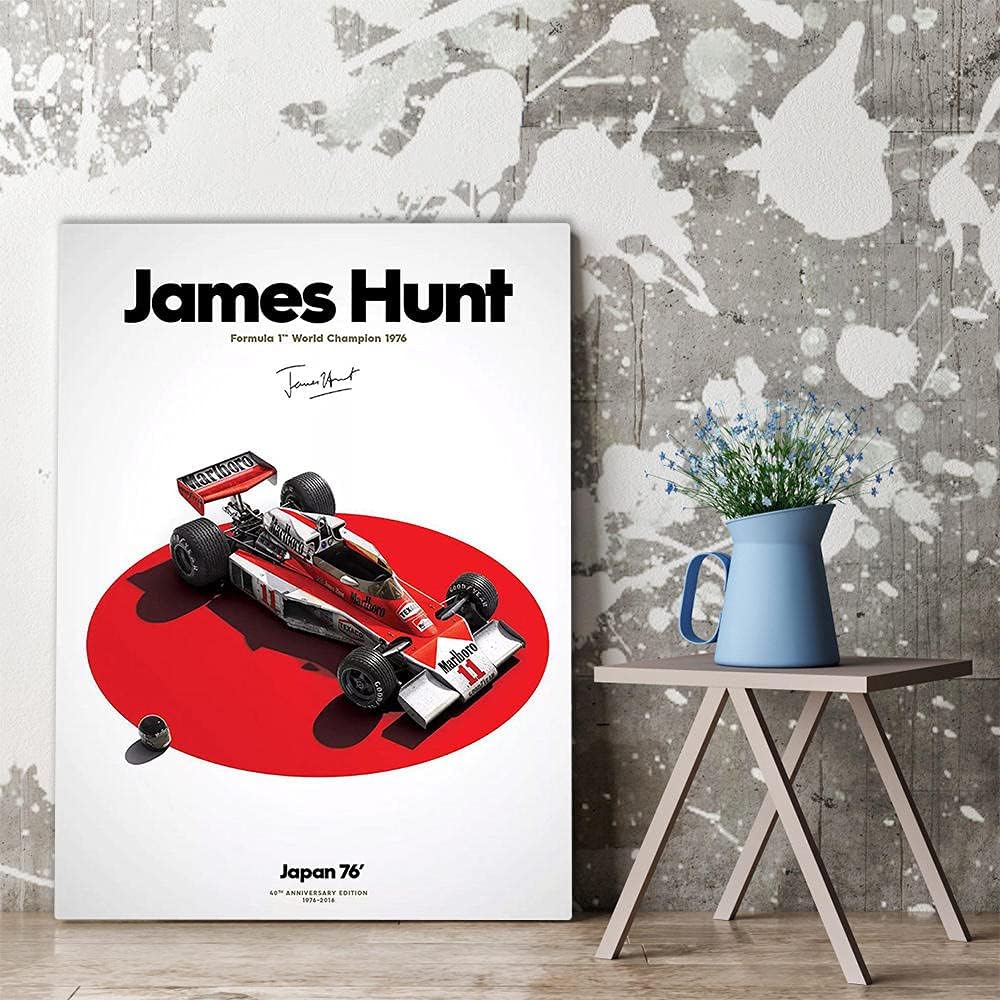 Amazon Co Jp ホットアイルトンセナf1フォーミュラポスターとプリント世界チャンピオンの壁アートキャンバス額縁モダンなホームルームの装飾50x70cmx28インチフレームなし ホーム キッチン