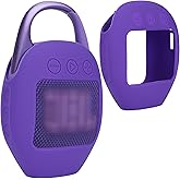 Lebakort Silicone Cover Compatible with JBL Clip 5 Portable Speaker (Purple Cover)