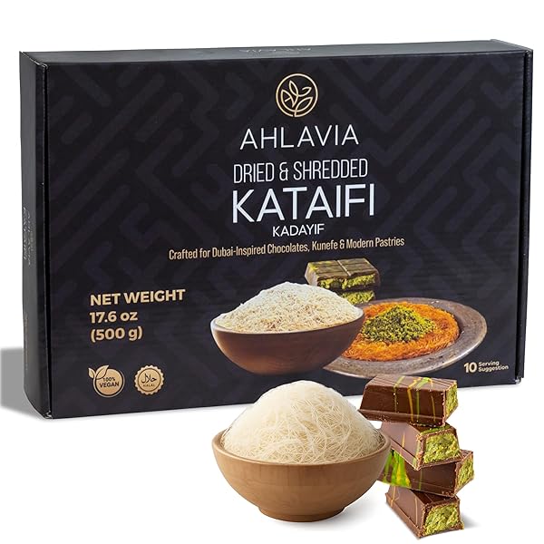 AHLAVIA KATAIFI SHREDDED FILLO DOUGH – PREMIUM DRIED...