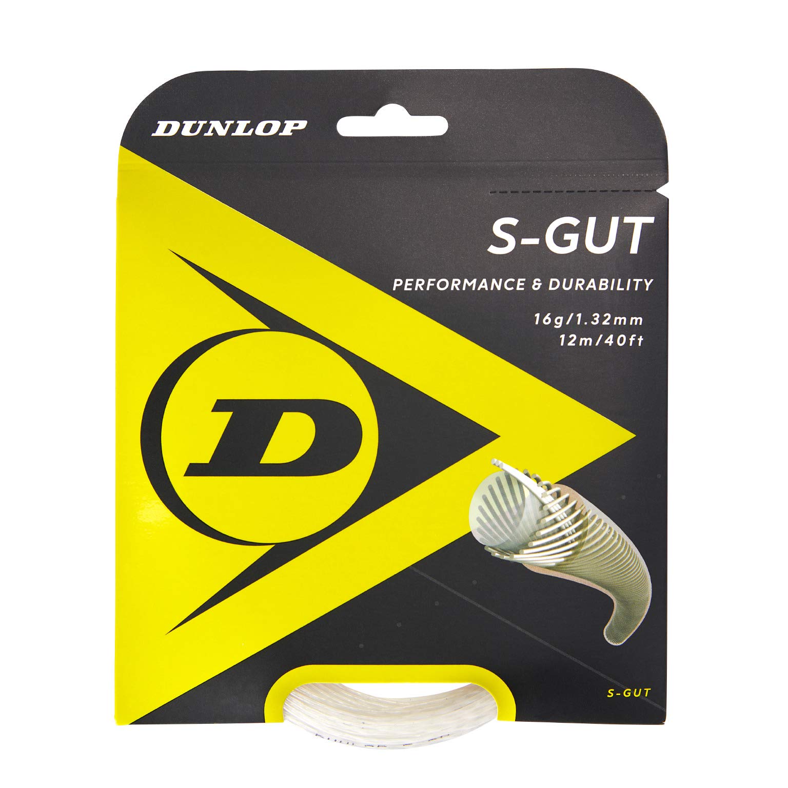 Dunlop Tennis String S-Gut White 12 m Set 132 mm