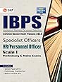 IBPS Specialist Officers HR/Personnel Officer Scale I 2018