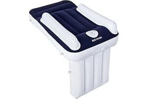 BleuWhisk Kid's Travel Air Bed - Inflatable Baby Bed for Airplane Use, Seat Extender for Kids on Planes