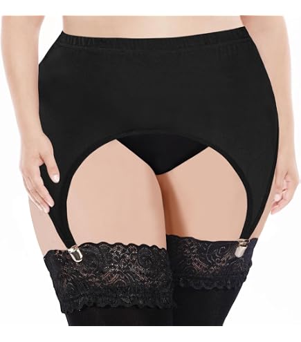 Porte-Jarretelles Femme GARGALA - 6 Clips Métalliques - Taille Réglable - Cadeau Sexy