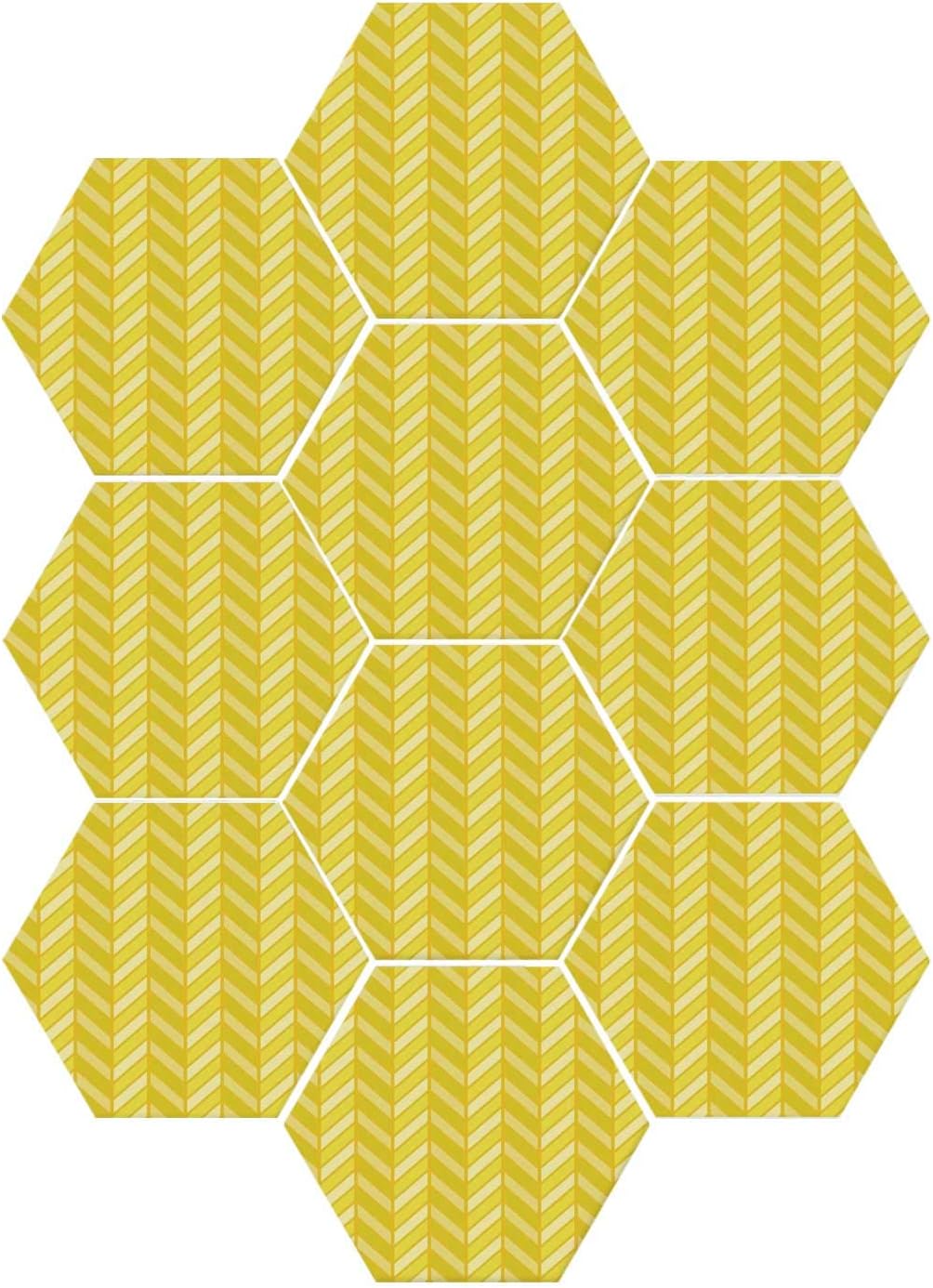 Amazon.de: YOLIYANA City langlebige sechseckige Keramikfliesenaufkleber