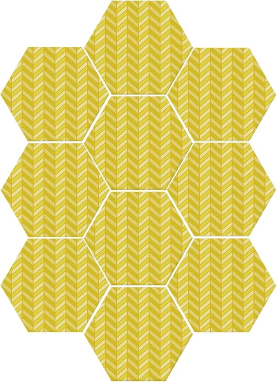 Amazon.de: YOLIYANA City langlebige sechseckige Keramikfliesenaufkleber