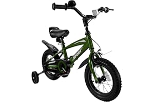 BODIOO Kids Bike for Boys Girls 12 Inch Kid Bike with Removable Training Wheels Sturdy Frame Adjustable Seat Handbrake & Coaster Brake