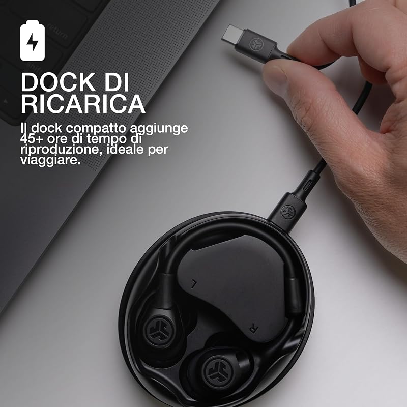 Work Buds Cuffie Bluetooth In Ear con Microfono - 55H+