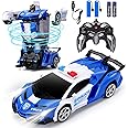 Dolanus Remote Control Car - Transform Robot RC Cars Contains All Batteries: One-Button Deformation and 360 Degree Rotating Drifting, Present Christmas Birthday Gift for Boys/Girls