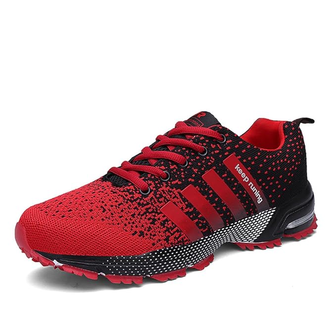 SOLLOMENSI Laufschuhe Retwin Turnschuhe Straßenlaufschuhe Sneaker mit Snake Optik Damen Herren Sportschuhe