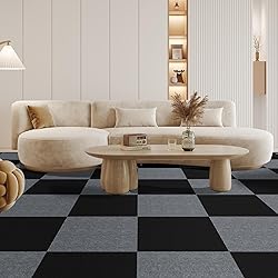 CUCOS Carpet Tiles Peel and Stick, Squares Carpet