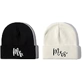 Enodtter Mr Mrs Grandpa Grandma Dad Mom Hubby Wifey Beanie Hats