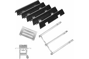 SafBbcue Grill Parts Kits for Weber Spirit II 300 Series GS4 Gas Grills 7636 Flavorizer Bars 69787 Burner Tube 67060 Heat Plate for Weber Spirit 2 300 Grill Replacement Parts E/S-330/310/320