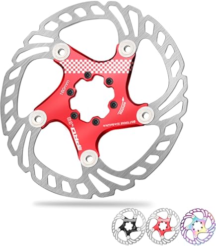 Amazon.com : Hope Floating Disc Rotor: 180mm Red | bike-brake