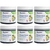 airBOSS Closet Odor Neutralizing Gel - Fragrance-Free - 17 oz - Odor Eliminator for Storage Closets and Small Spaces - Fights Mildew and Odors with Activated Charcoal
