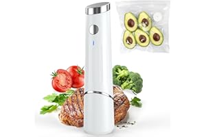 Vacuum Sealer, Handheld Compact Vacuum Sealer, Sealer Pump & Food Saver with 30 Reusable Vacuum Bags for Food Fresh & Storage