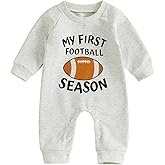 BemeyourBBs Newborn Baby Boy Fall Winter Clothes Long Sleeve Romper Jumpsuit Cute Infant One Piece Outfit