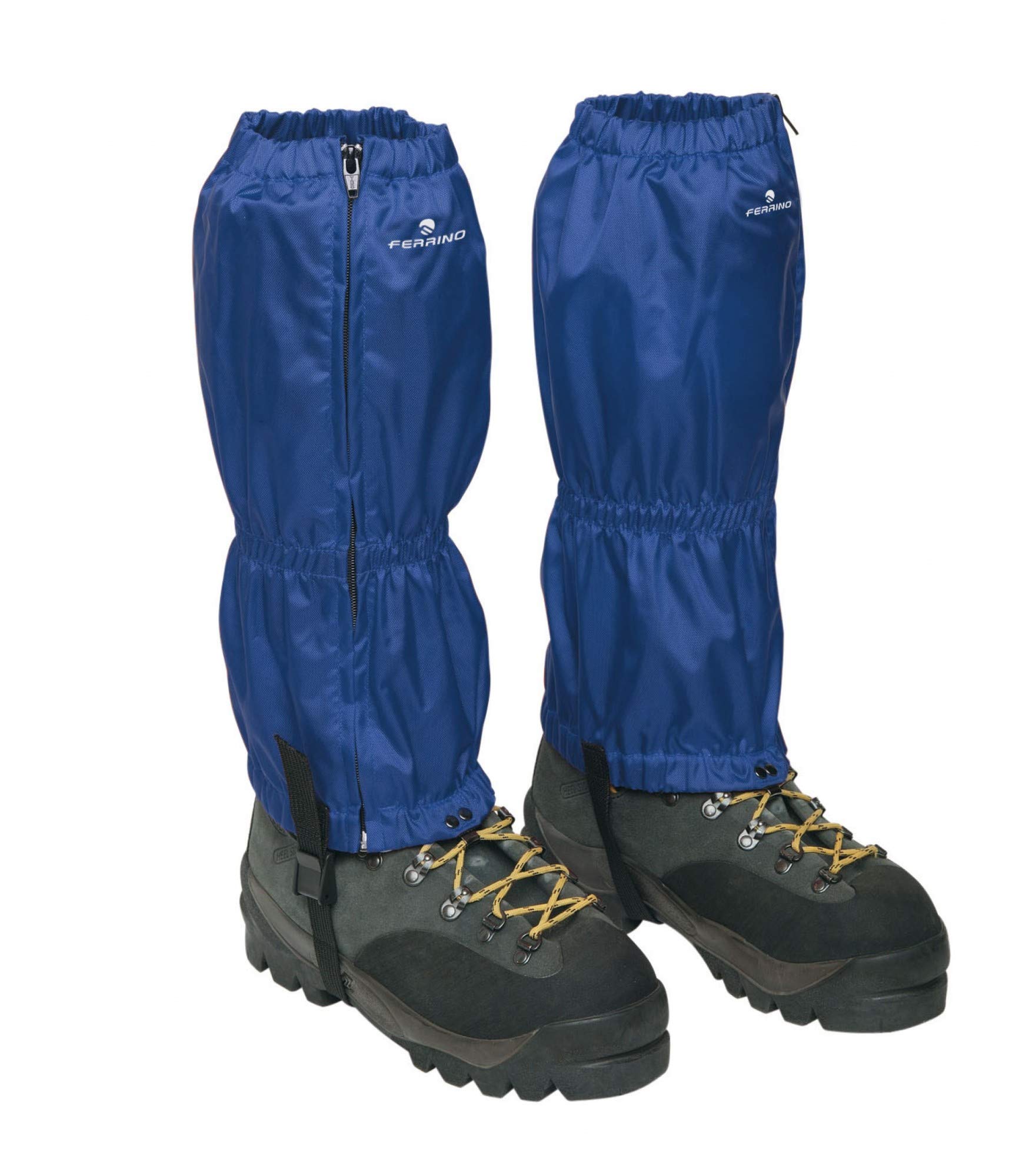 Ferrino 77308HBB.1SIZ Gaiters Winter Hiking Gaiter, Medium Blue (Set), Adults Unisex, One Size