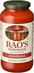Rao's Homemade Marinara Sauce, 24 oz, All Purpose Tomato Sauce, Pasta Sauce, Carb Conscious, Keto Friendly, All Natural, Prem